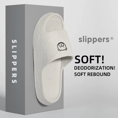 Summer Home Use EVA Slippers for Women Cute Cartoon Design Indoor Comfortable Slip-On Shoes